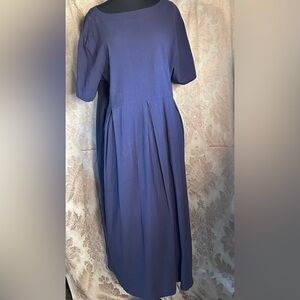 Elegant Blue Women's Dress